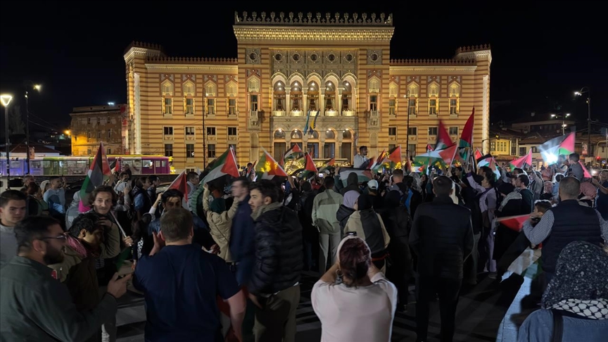 Protesti u Sarajevu u znak podrške Palestini