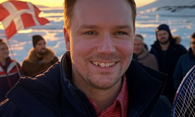 Prvak u badmintonu, Jens-Frederik Nielsen, pobjednik izbora na Grenlandu