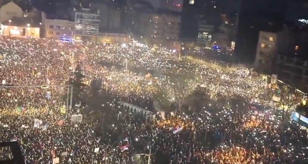 Pola miliona ljudi protestvovalo u Beogradu