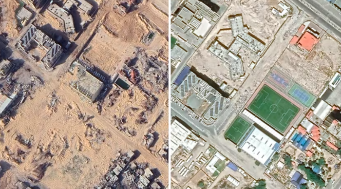 Ovako izgleda Gaza na Google Mapsu