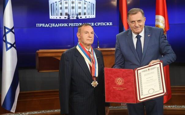 Dodik odlikovao veterana izraelske vojske