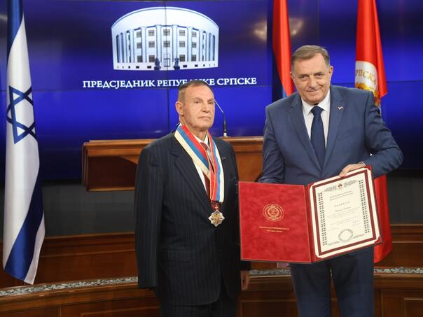 Dodik odlikovao veterana izraelske vojske