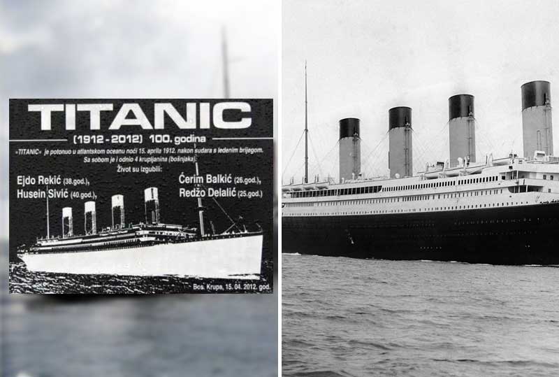 Tragedija Titanica: Sjećanje na Krajišnike iz Bosanske Krupe