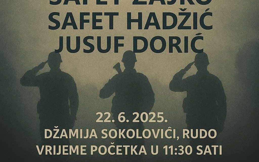 U znak sjećanja na trojicu heroja
