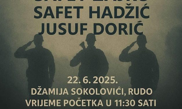 U znak sjećanja na trojicu heroja