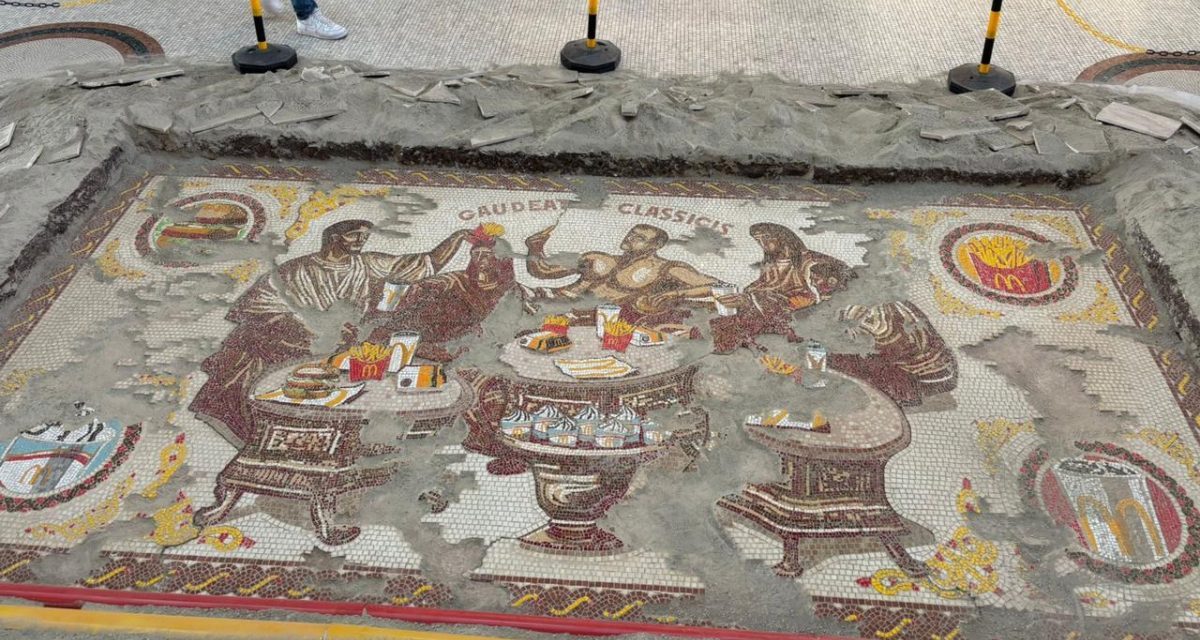 McDonald's mozaik: Brza hrana starih Rimljana