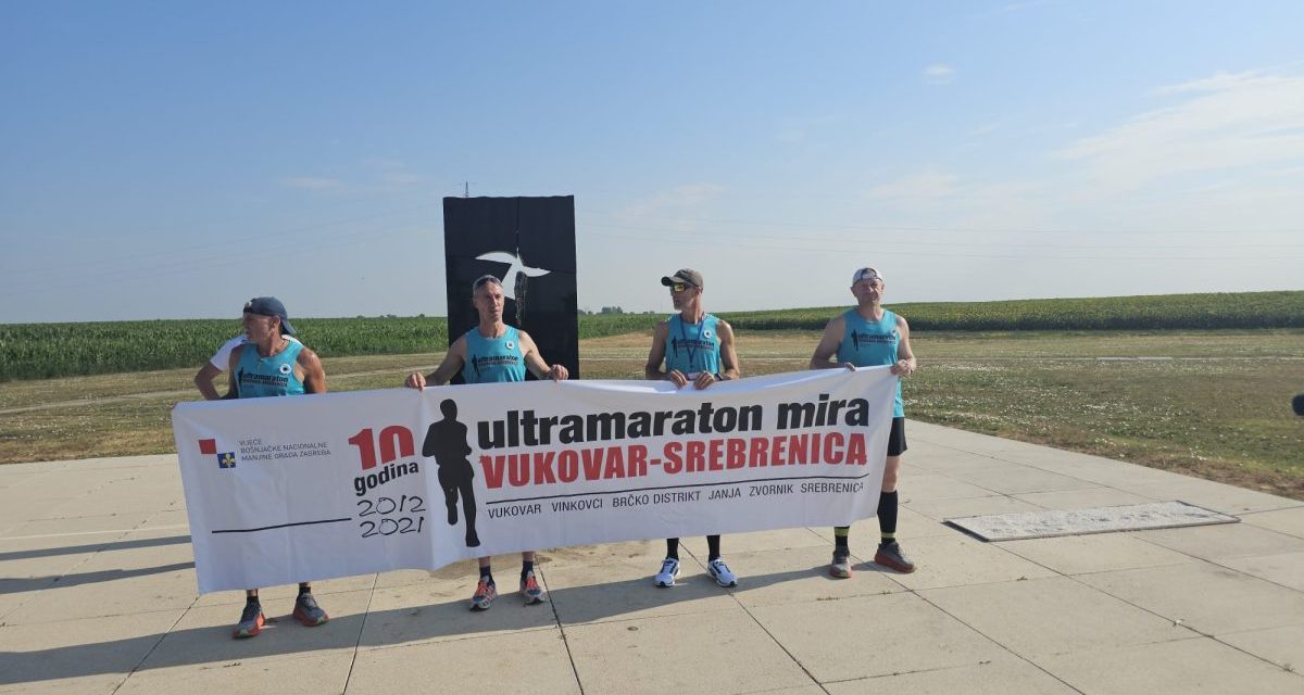 Počeo 14. ultramaraton Vukovar – Srebrenica: Trka sjećanja, časti i istine