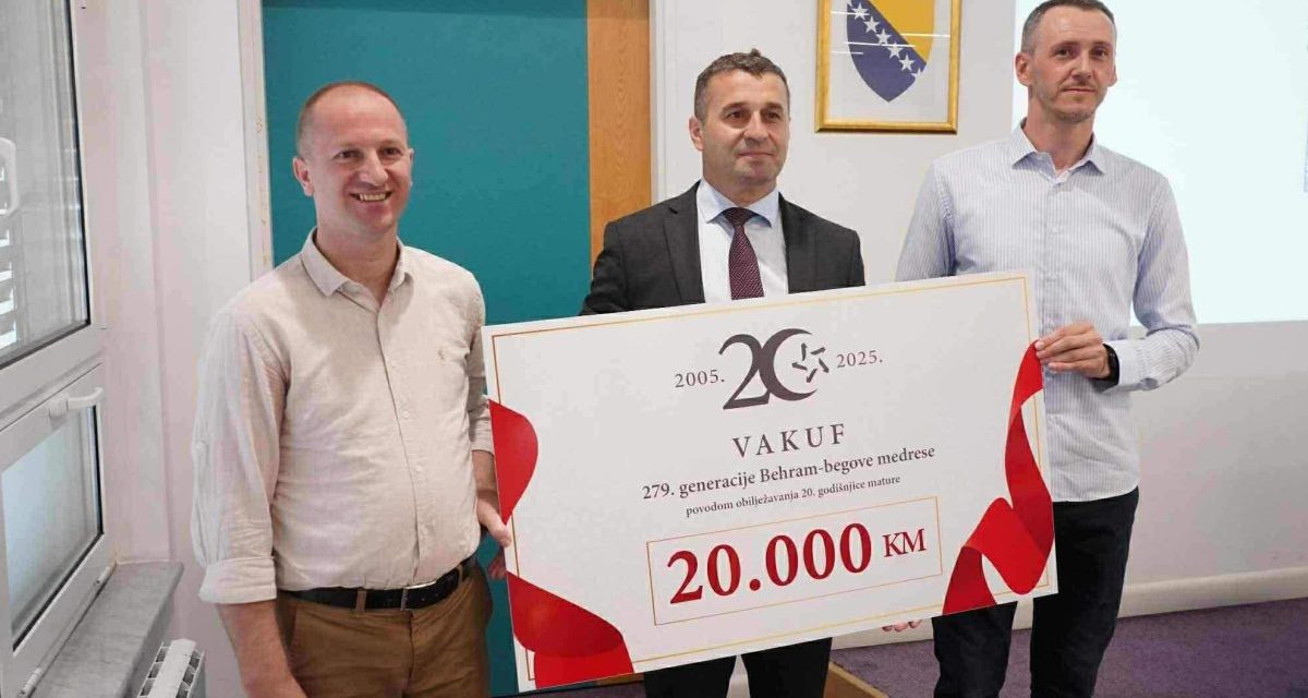 Za 20. godišnjicu mature uvakufili 20.000 maraka
