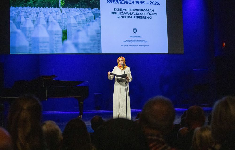 Genocid nad Bošnjacima nije uspio: Poruke dostojanstva iz prepunog Lisinskog
