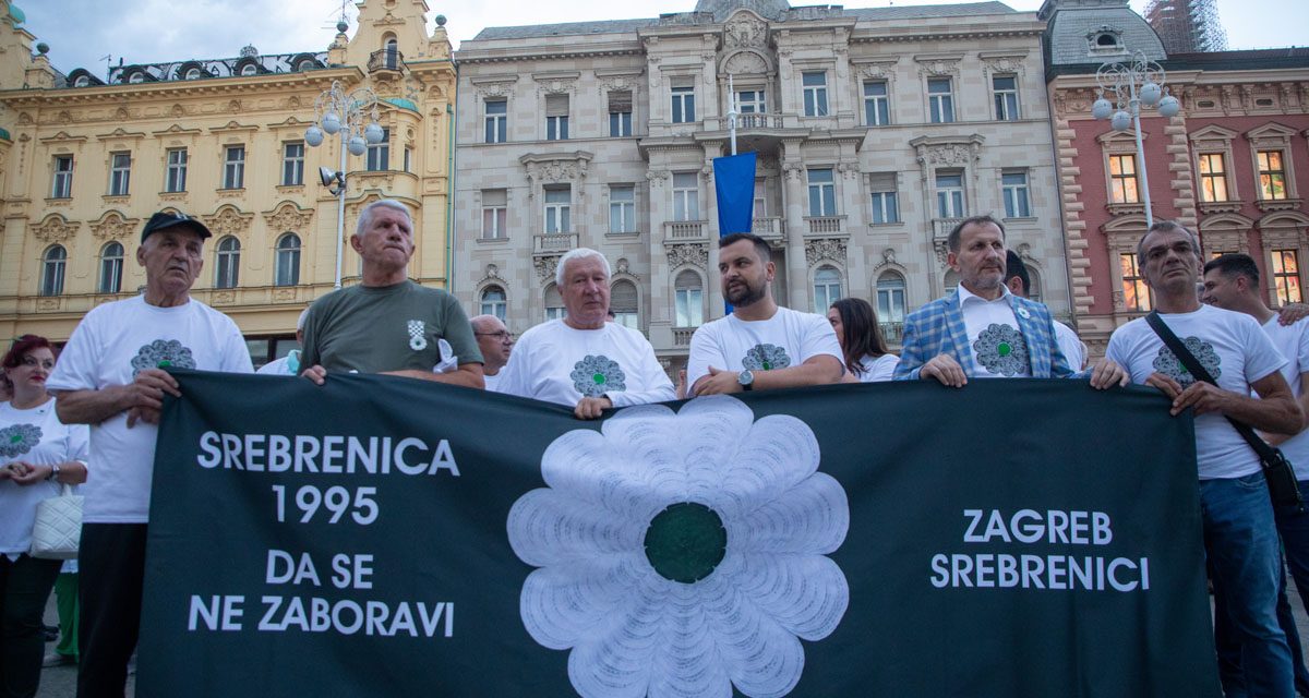 Više od 600 ljudi u Zagrebu marširalo za istinu o Srebrenici