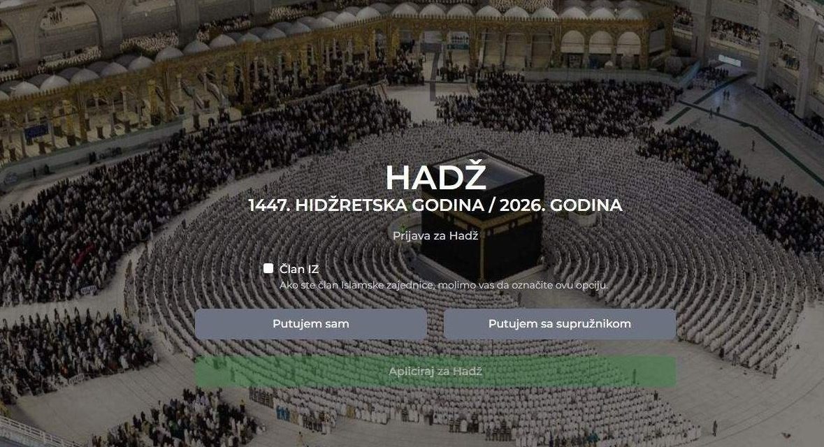 Hadž 2026: Utvrđeni uslovi, prioriteti i rokovi prijave