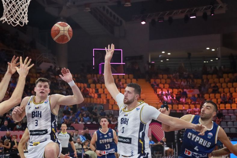 Bosna i Hercegovina pobijedila Kipar sa 27 poena razlike