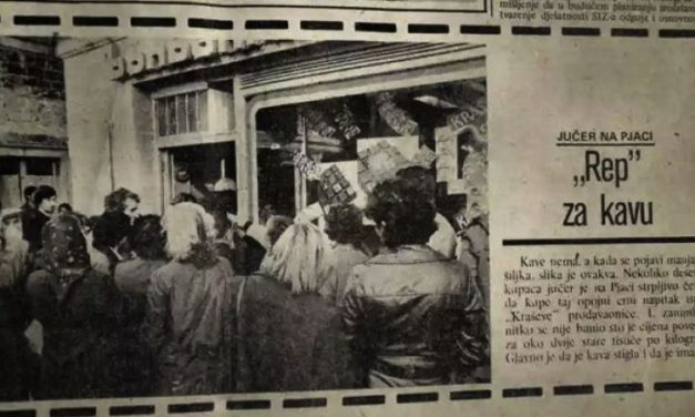 Nestašica kafe bila je uvod u raspad Jugoslavije