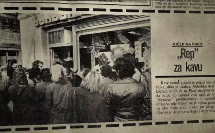 Nestašica kafe bila je uvod u raspad Jugoslavije