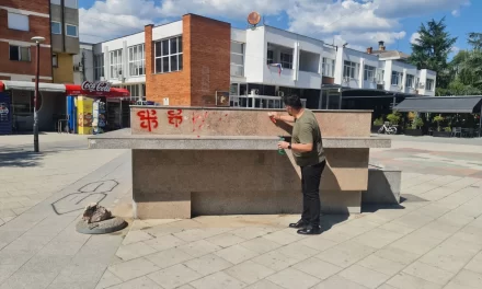 Obrisao Mladićevo ime u centru Bujanovca