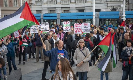 Prosvjed za Palestinu u Zagrebu “Ko je zasp’o, neka se probudi”