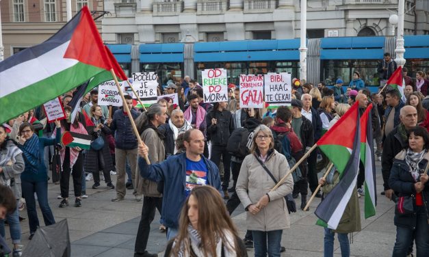 Prosvjed za Palestinu u Zagrebu “Ko je zasp’o, neka se probudi”