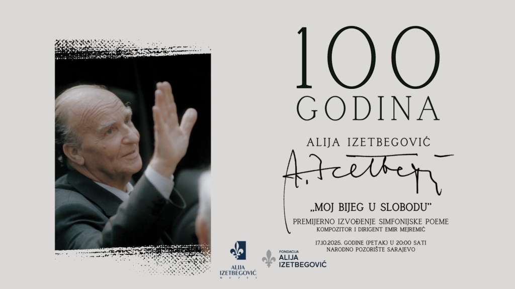 Večeras premijerna izvedba simfonijske poeme o životu Alije Izetbegovića
