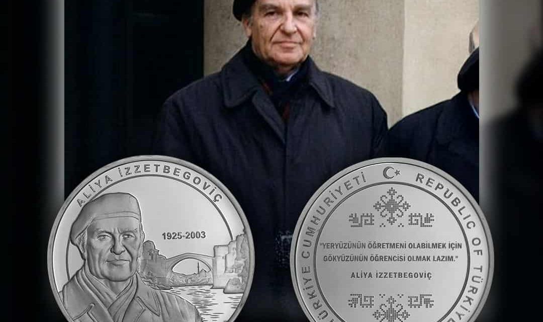 Turska izdala srebrnu kovanicu u čast Alije Izetbegovića