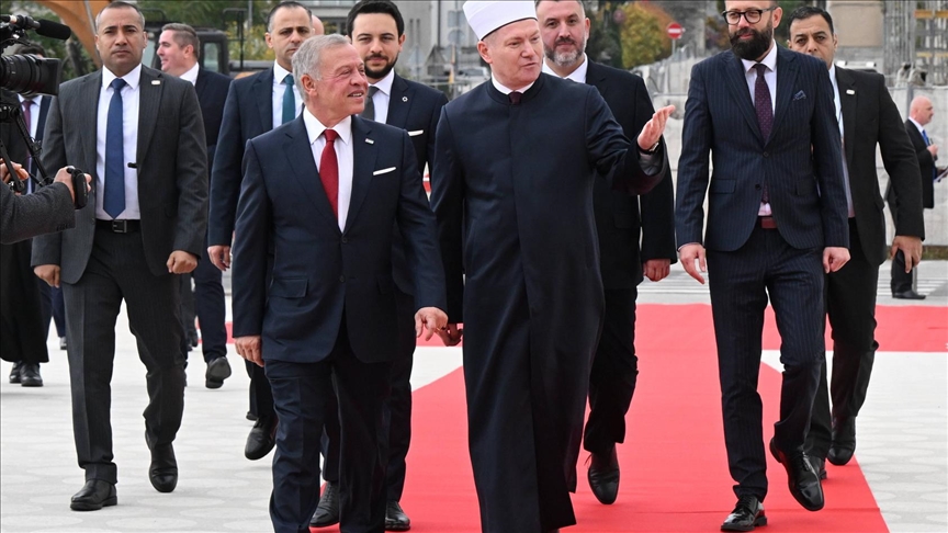 Kralj i prestolonasljednik Jordana kod muftije IZ-a u Sloveniji