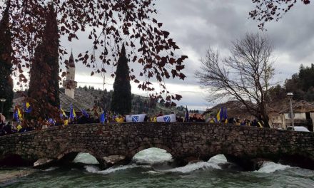 Mimohodom 1.400 učenika u Stocu je obilježen Dan državnosti BiH