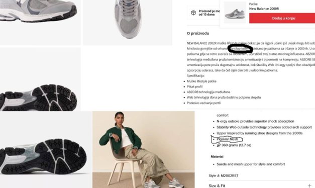 Svinjska koža u patikama New Balancea, Adidasa i drugih brendova