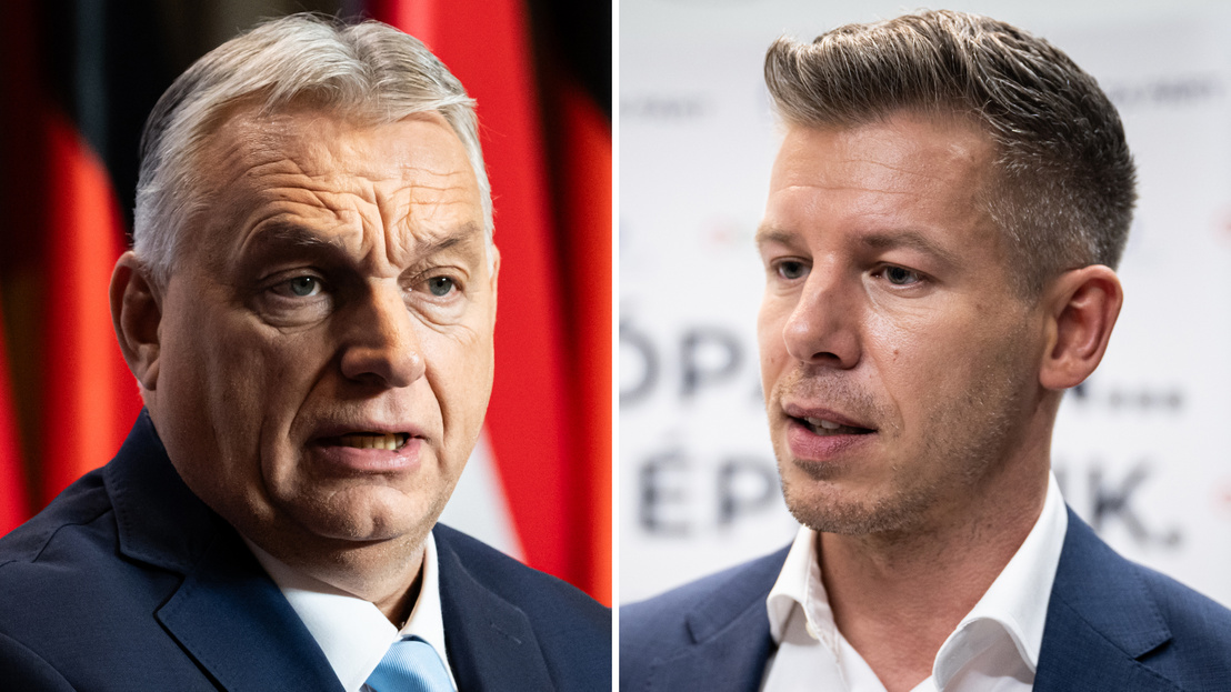 Péter Magyar napada Viktora Orbána