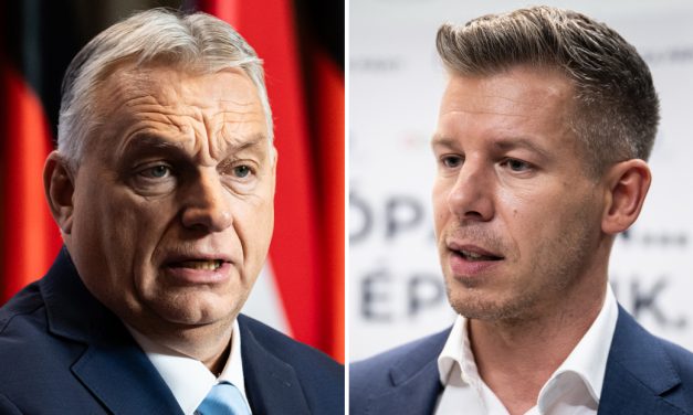 Péter Magyar napada Viktora Orbána
