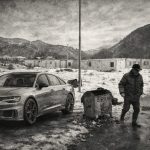 Iza zatamnjenih stakala Audija A6 se ne vidi Donja Jablanica