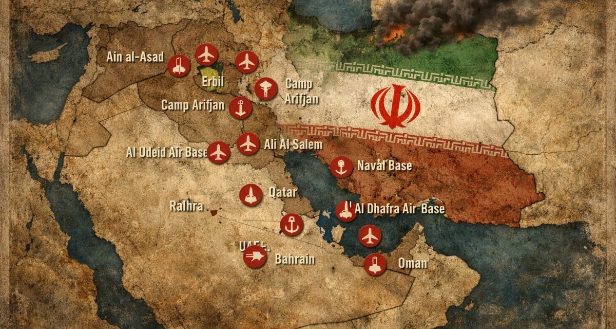Od Katara do Iraka: Koje bi američke baze mogao gađati Iran ako sukob eskalira