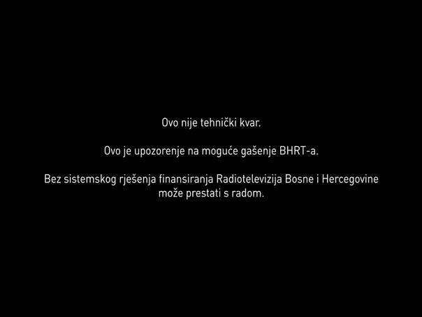 BHRT prekinuo emitovanje programa