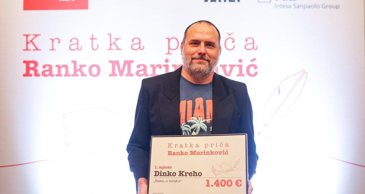 Sarajevski pisac sa zagrebačkom adresom: Dinko Kreho pobjednik Večernjakovog natječaja za kratku priču