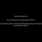 BHRT prekinuo emitovanje programa