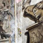 Giorgia Meloni - lice anđela sa svježe restaurirane freske iz rimske bazilike