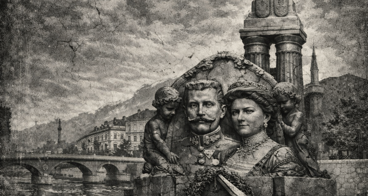 Povratak Franje Ferdinanda i Sofije na mjesto zločina