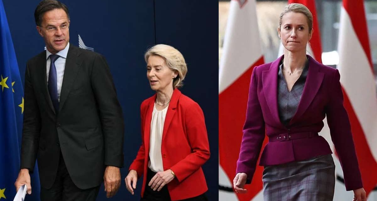 Sram vas bilo Rutte, Von der Leyen i Kallas
