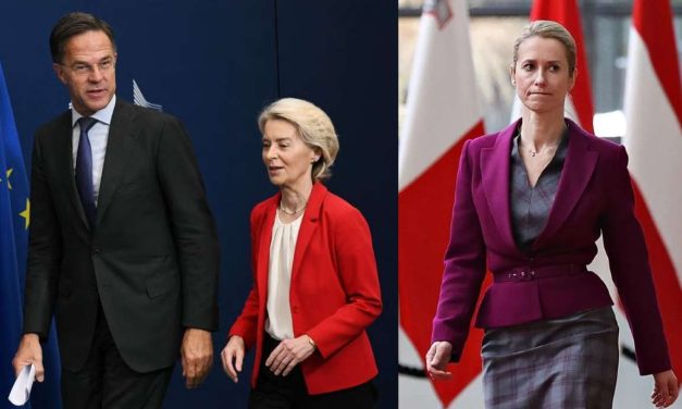 Sram vas bilo Rutte, Von der Leyen i Kallas