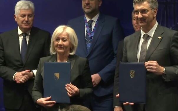 Plenković i Krišto u Dubrovniku potpisali sporazum o Južnoj plinskoj interkonekciji