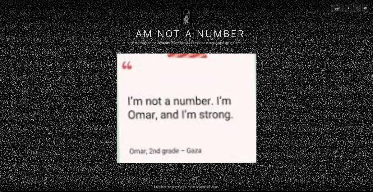 Egipatski programer Bassem Khamesi napravio digitalni memorijal za ubijene Palestince