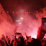 Nepregledne kolone automobila i slavlje u Sarajevu nakon pobjede nad Italijom