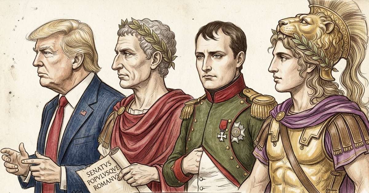 Stanje uma: Trump sebe poredi sa Napoleonom, Cezarom i Aleksandrom, pravi “mali Rim” u Washingtonu i boli ga briga za narod