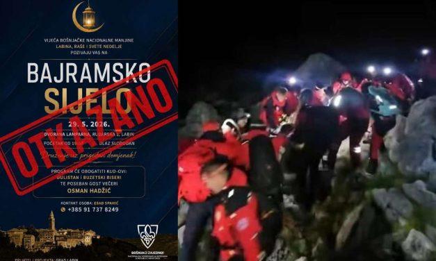Zbog smrti planinara otkazano bajramsko sijelo u Labinu