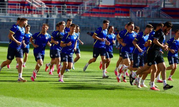 Trening i zabava za navijače u Salt Lake Cityju