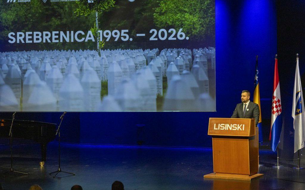 Bošnjačka nacionalna manjina i hrvatski državni vrh odali počast žrtvama Srebrenice