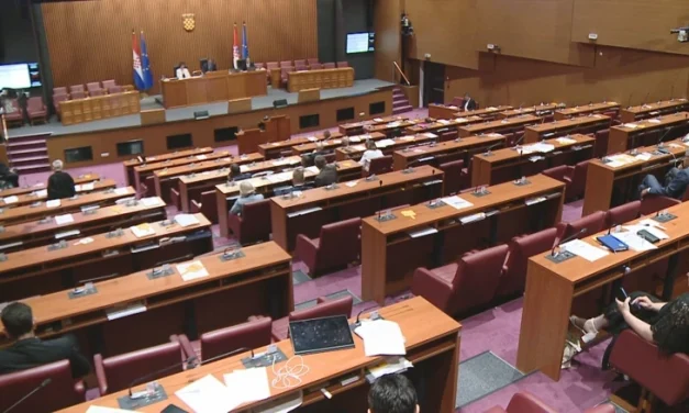 Hrvatski sabor danas glasa o Rezoluciji o osnaživanju Hrvata u Bosni i Hercegovini