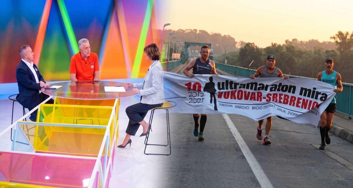 Ultramaraton Vukovar – Srebrenica predstavljen u programu Hrvatske radio-televizije