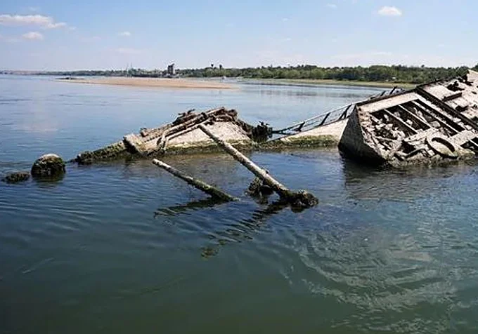 Kako je suša razotkrila potopljene brodove Hitlerove Kriegsmarine u Dunavu