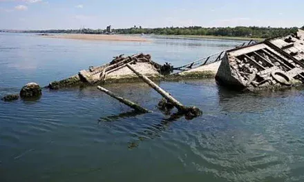 Kako je suša razotkrila potopljene brodove Hitlerove Kriegsmarine u Dunavu