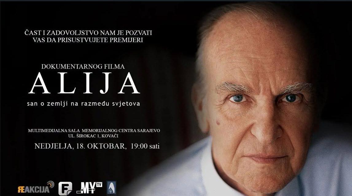 Premijera dokumentarnog filma „Alija – San o zemlji na razmeđu svjetova“