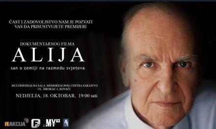 Premijera dokumentarnog filma „Alija – San o zemlji na razmeđu svjetova“